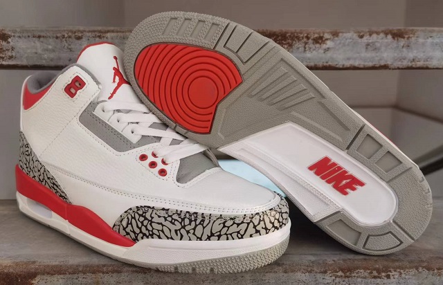 Air Jordan 3 Cement Fire Red - Click Image to Close